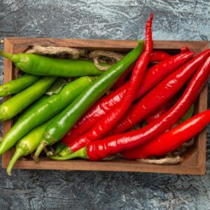 Fresh Red & Green Chilly